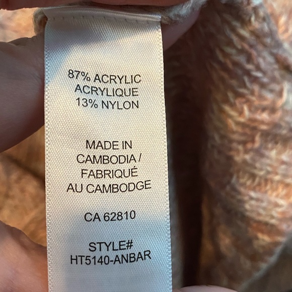 BNWT Ricki’s XXL Pink Cable Knit Open Knit Sweater - Picture 5 of 5